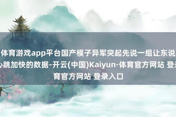 体育游戏app平台国产模子异军突起先说一组让东说念主心跳加快的数据-开云(中国)Kaiyun·体育官方网站 登录入口